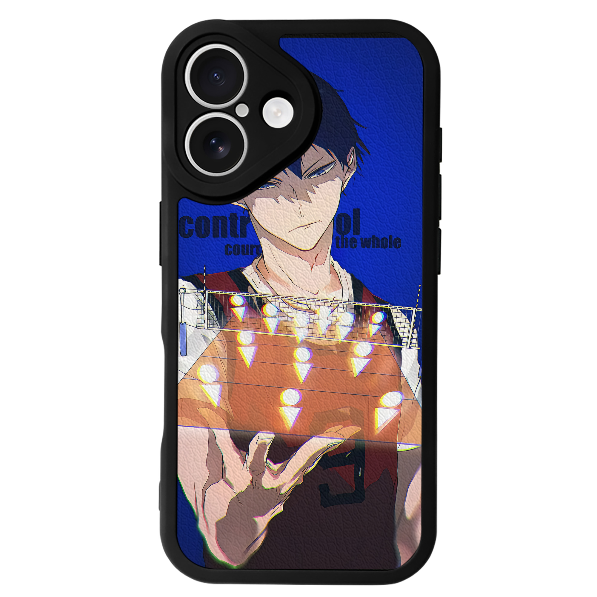 （画像用） ハイキュー!! Haikyu!! 【iPhone 16シリーズ対応】シリコンスマホケース（レザー調） 材質：シリコン